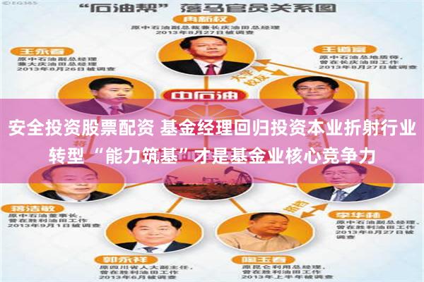 安全投资股票配资 基金经理回归投资本业折射行业转型 “能力筑基”才是基金业核心竞争力